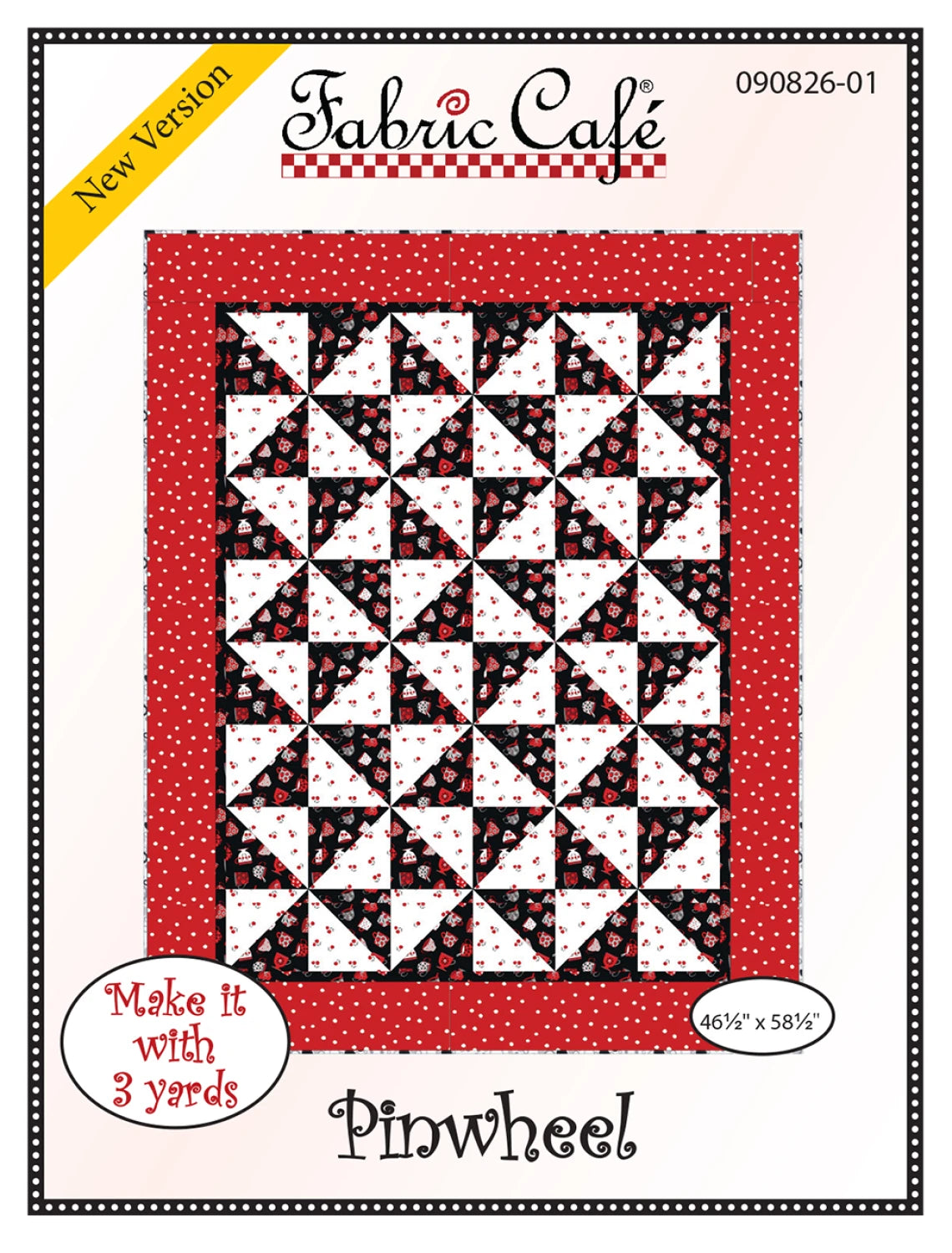 Pinwheel Quilt Pattern by Fabric Cafe