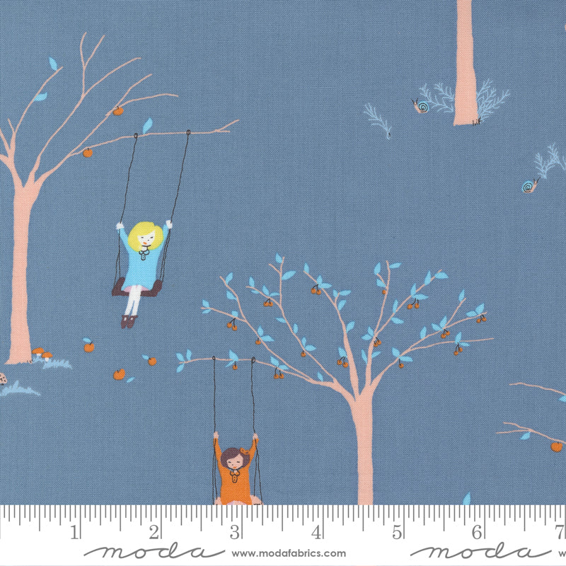 Pips by Aneela Hoey - Pips Girl on Tree Swing Blueber 24590 15