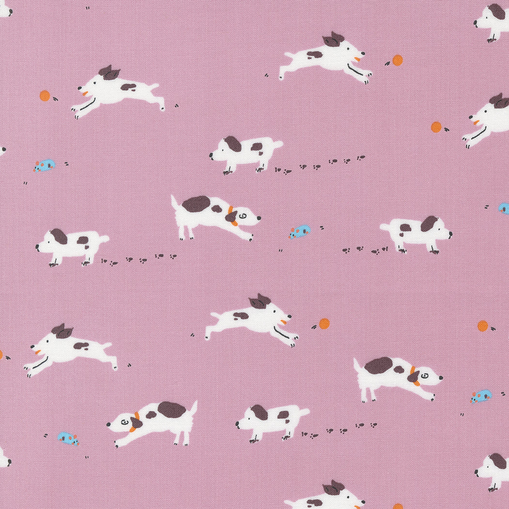 Pips by Aneela Hoey - Pips Puppy Dogs Tails Foxglove 24592 13