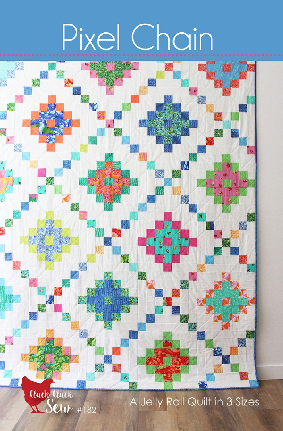 Pixel Chain Quilt Pattern by Cluck Cluck Sew - Special Order
