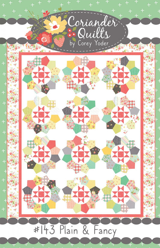 Plain & Fancy Quilt Pattern by Corriander Quilts - Special Order