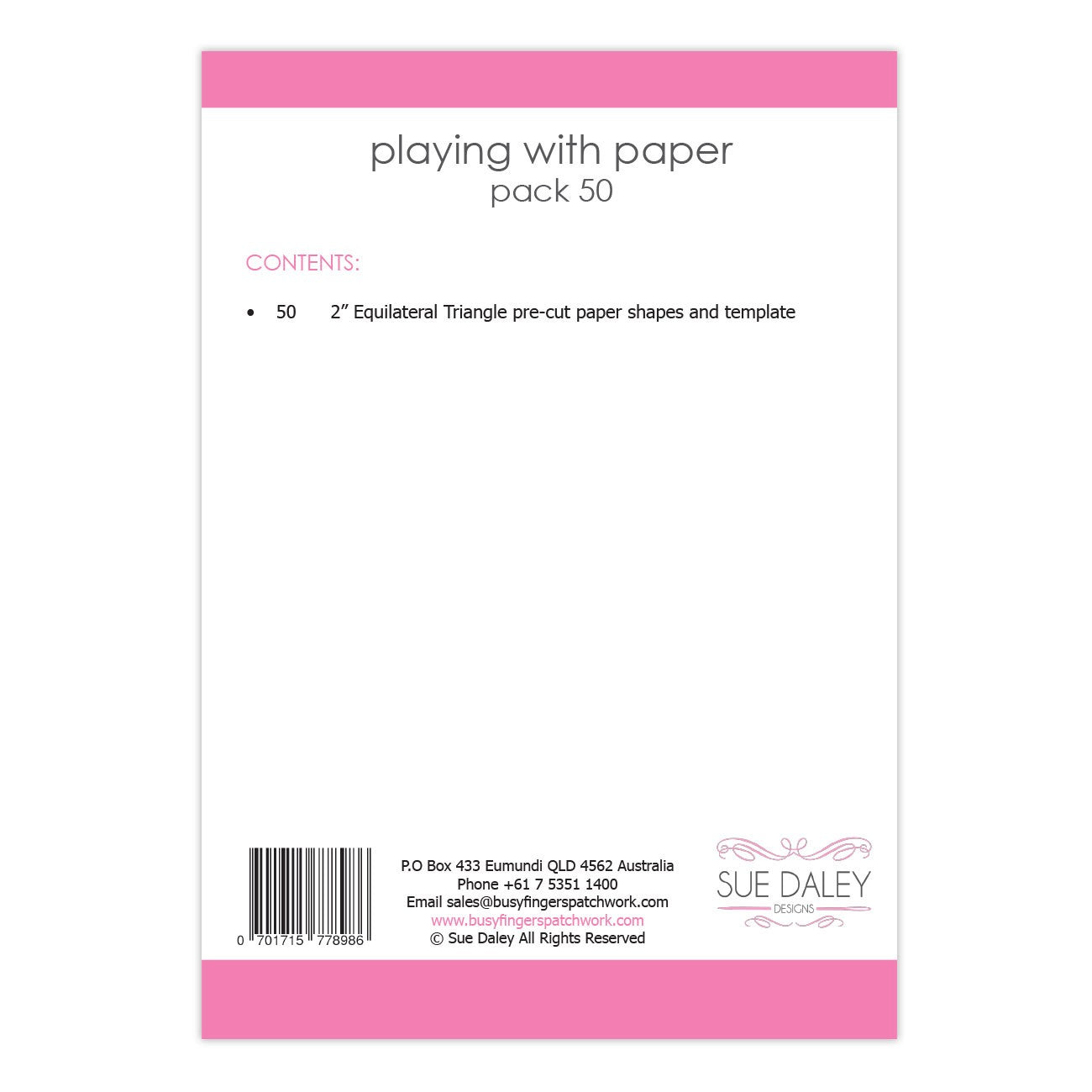 Playing With Paper Starter Pack 6 by Sue Daley