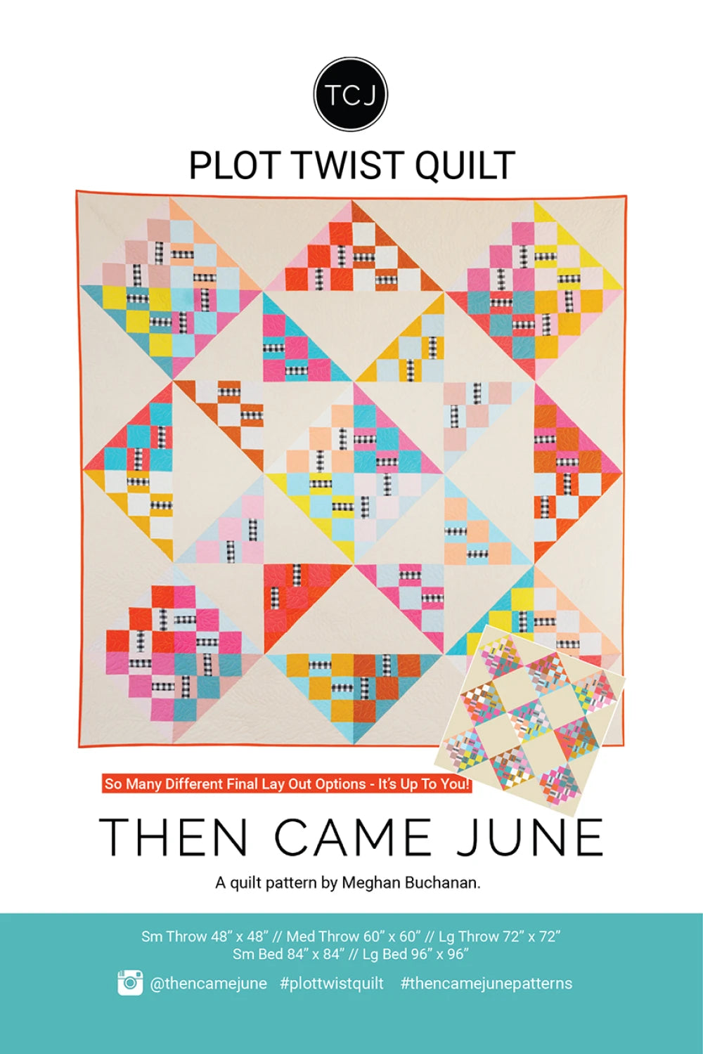 Plot Twist Quilt Pattern by Then Came June