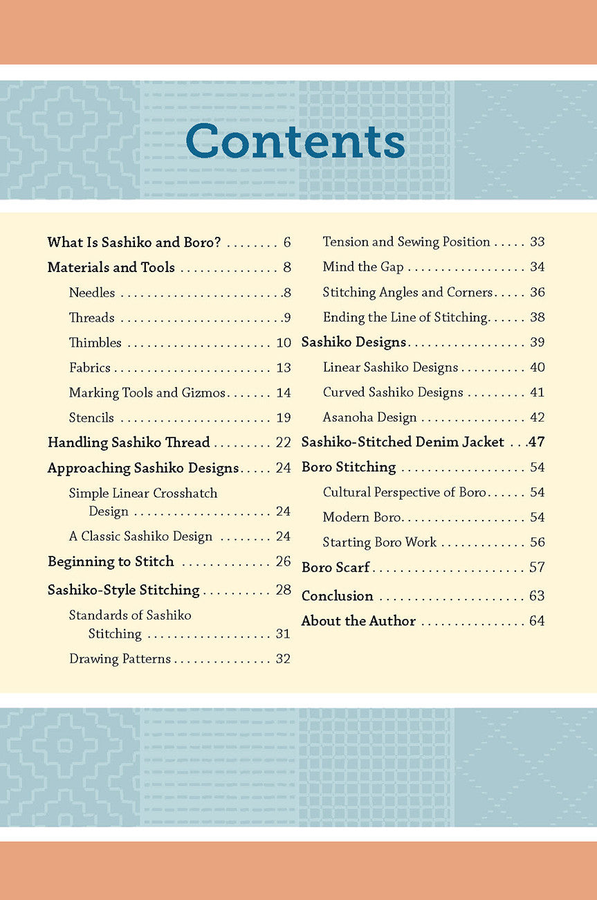 Pocket Guide to Sashiko and Boro Stitching by Pepper Cory