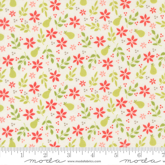 Poinsettia & Pear by Sherri & Chelsi : Pear Florals Cloud 37711 11