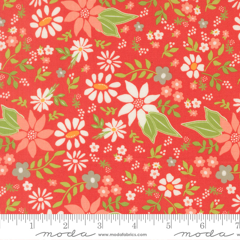 Poinsettia & Pear by Sherri & Chelsi : Poinsettia Florals Geranium 37710 16