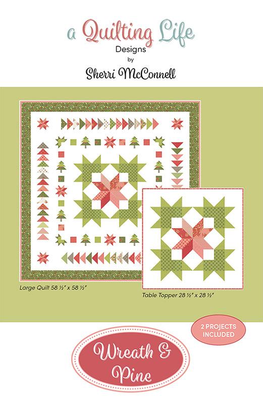 Wreath & Pine Quilt Pattern by A Quilting Life