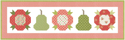 Poinsettia & Pear by Sherri & Chelsi : Posies and Pears Tablerunner Kit