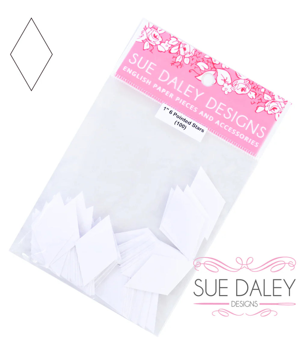 Pointed Star Papers and Acrylic Templates - Special Order - Multiple Sizes