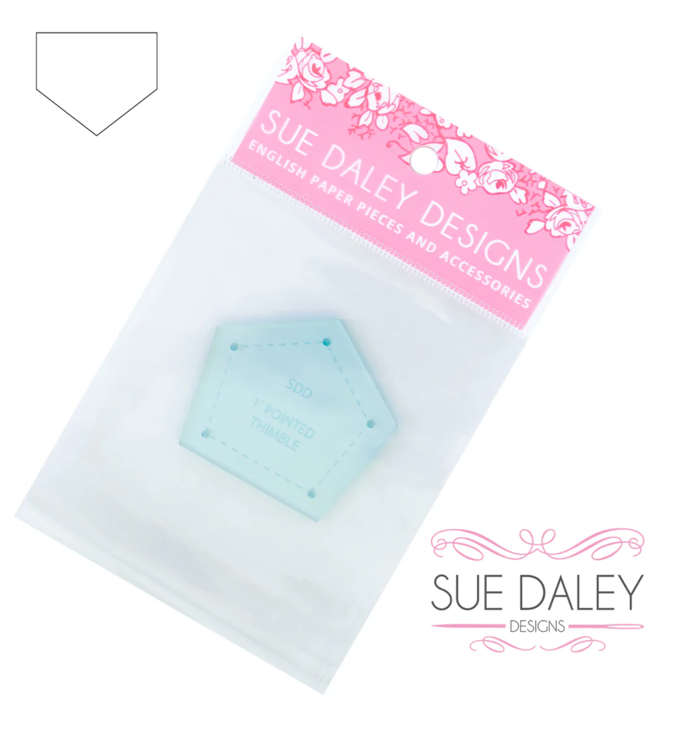 Pointed Thimble Papers & Acrylic Template - Special Order