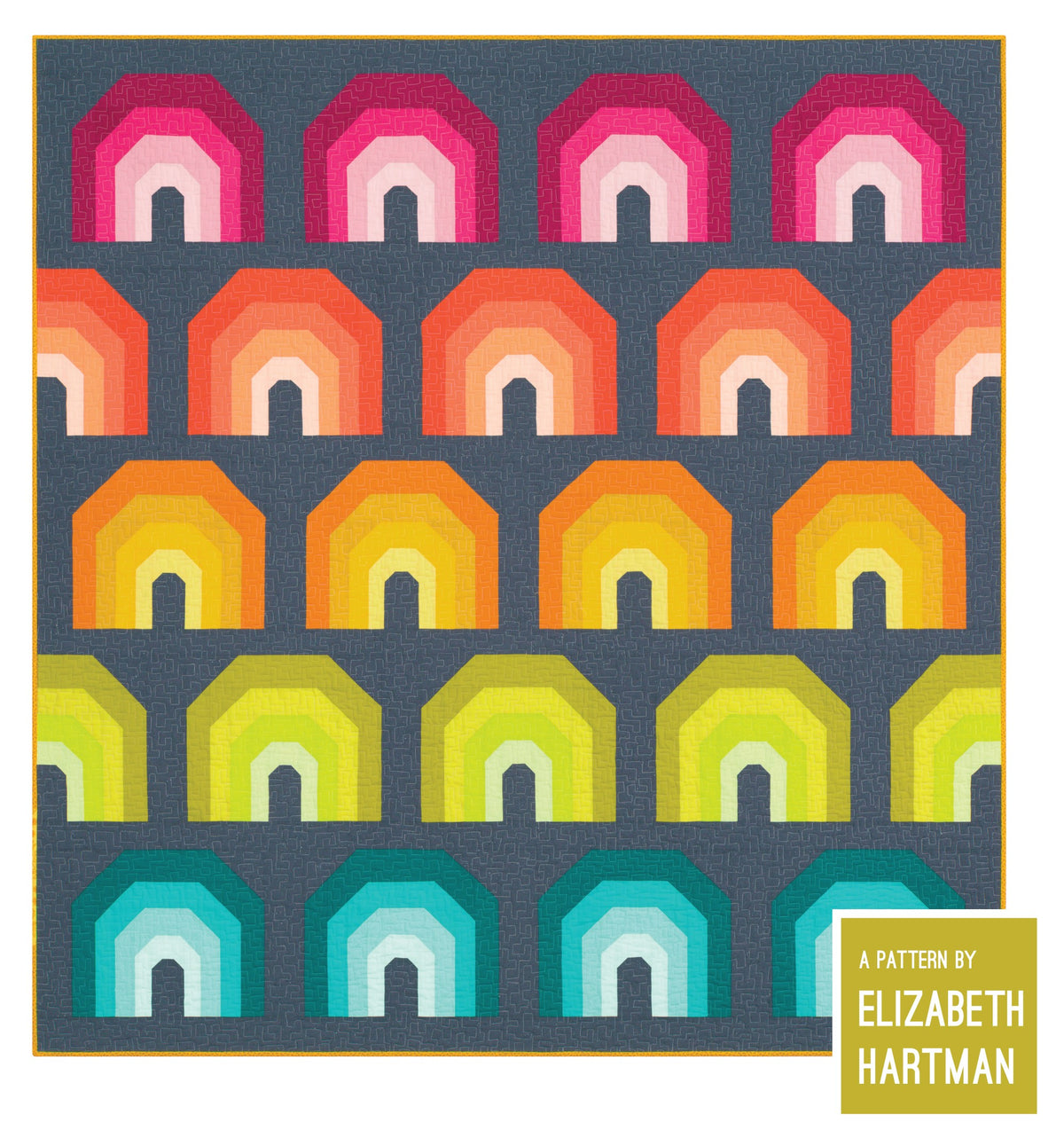 Polychromatic Polychromatic Quilt Pattern by Elizabeth Hartman – Modern Quilt Co.