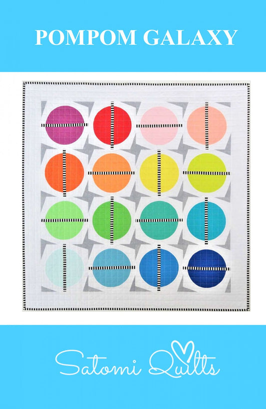 PomPom Galaxy Quilt Pattern by Satomi Quilts