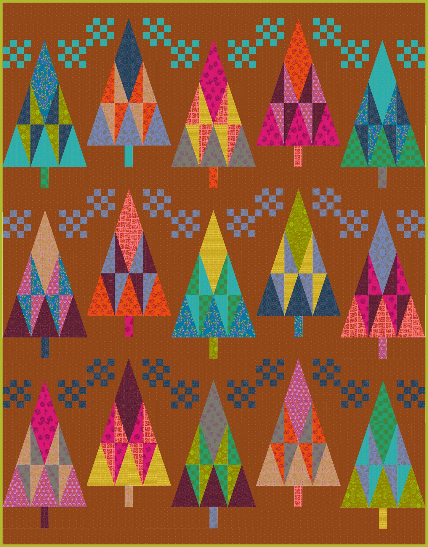 Ponder Trees Quilt Pattern by Sew Kind of Wonderful