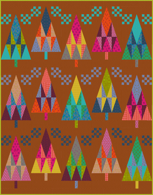 Ponder Trees Quilt Pattern by Sew Kind of Wonderful