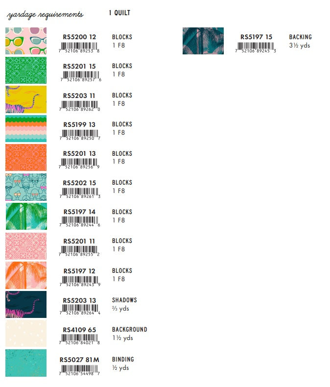 Poolside Too by Ruby Star Society : Breezy Quilt Kit