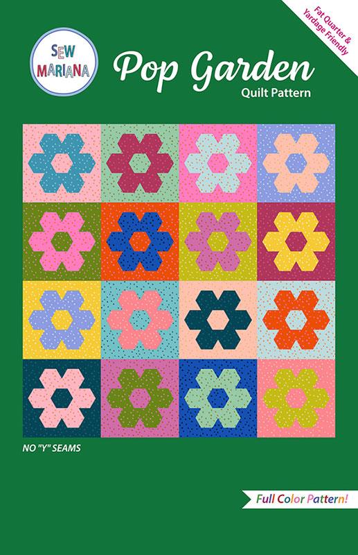 Pop Garden Quilt Pattern by Sew Mariana