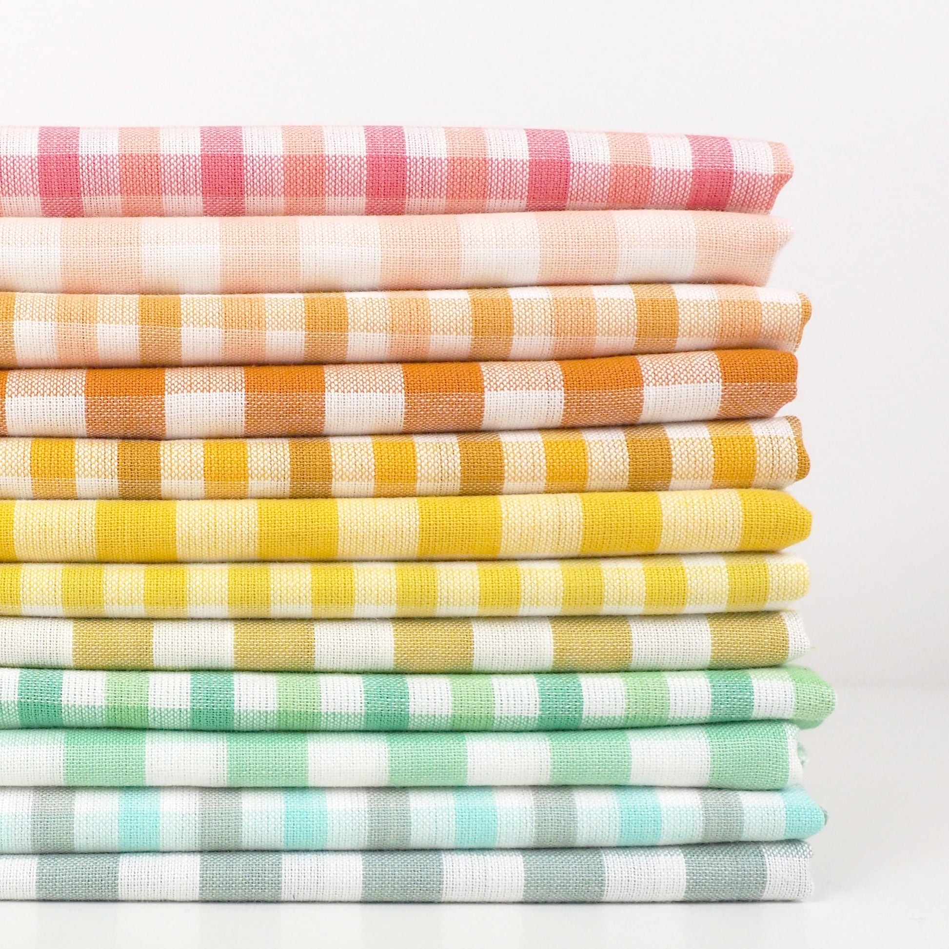Popcorn Wovens by Elizabeth Hartman - Checks and Plaids Sherbet 51285 22