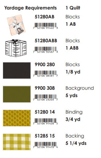 Popcorn by Elizabeth Hartman - Busy Backyard Quilt Kit - 2 Colorways