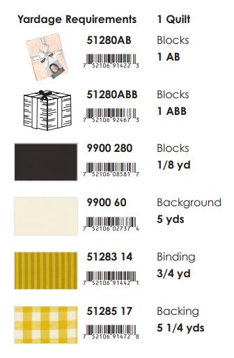 Popcorn by Elizabeth Hartman - Busy Backyard Quilt Kit - 2 Colorways