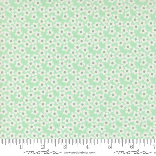 Popcorn by Elizabeth Hartman - Popcorn Flowers Aqua 51282 27