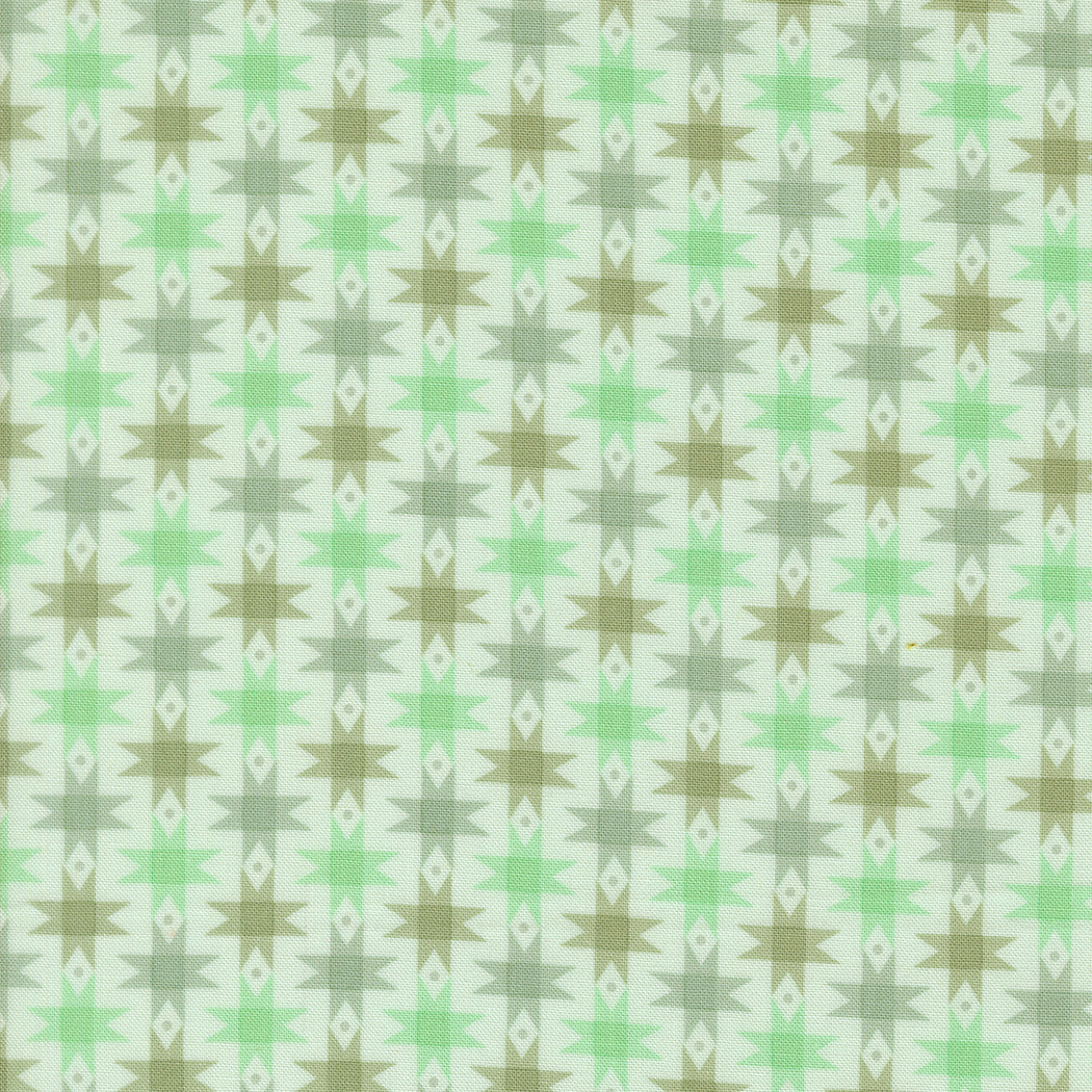 Popcorn by Elizabeth Hartman - Ribbon Stars Aqua 51281 17