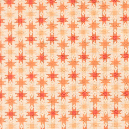 Popcorn by Elizabeth Hartman - Ribbon Stars Peach 51281 19