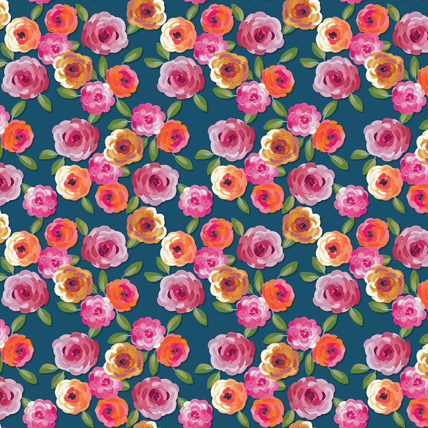 Poppies & Plumes by Lila Tueller - Floral Oxford