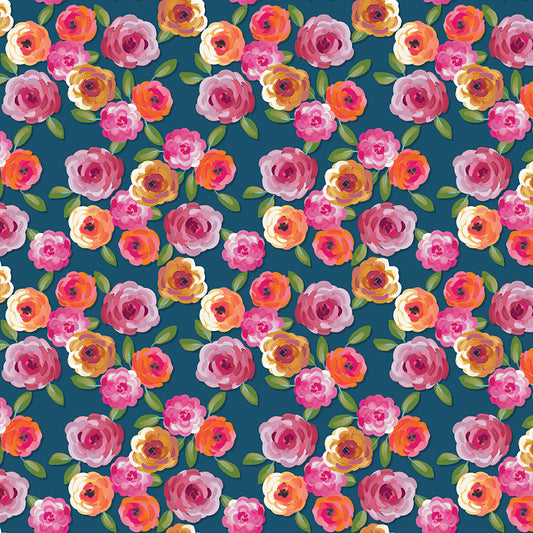 Poppies & Plumes by Lila Tueller - Floral Oxford