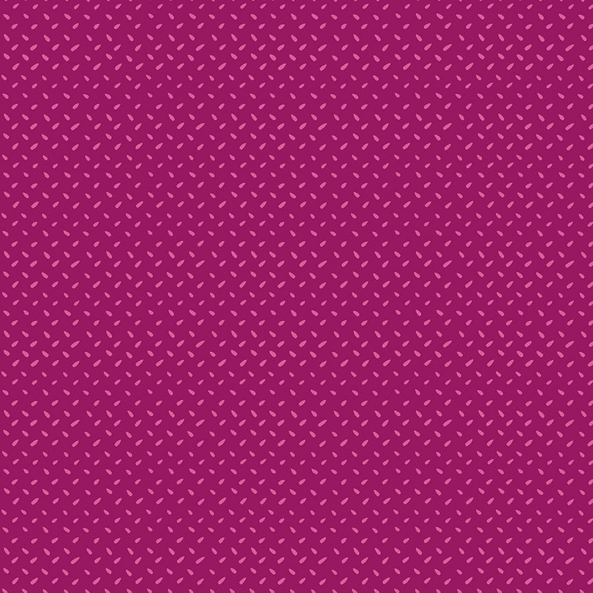 Poppies & Plumes by Lila Tueller - Tonal Texture Berry