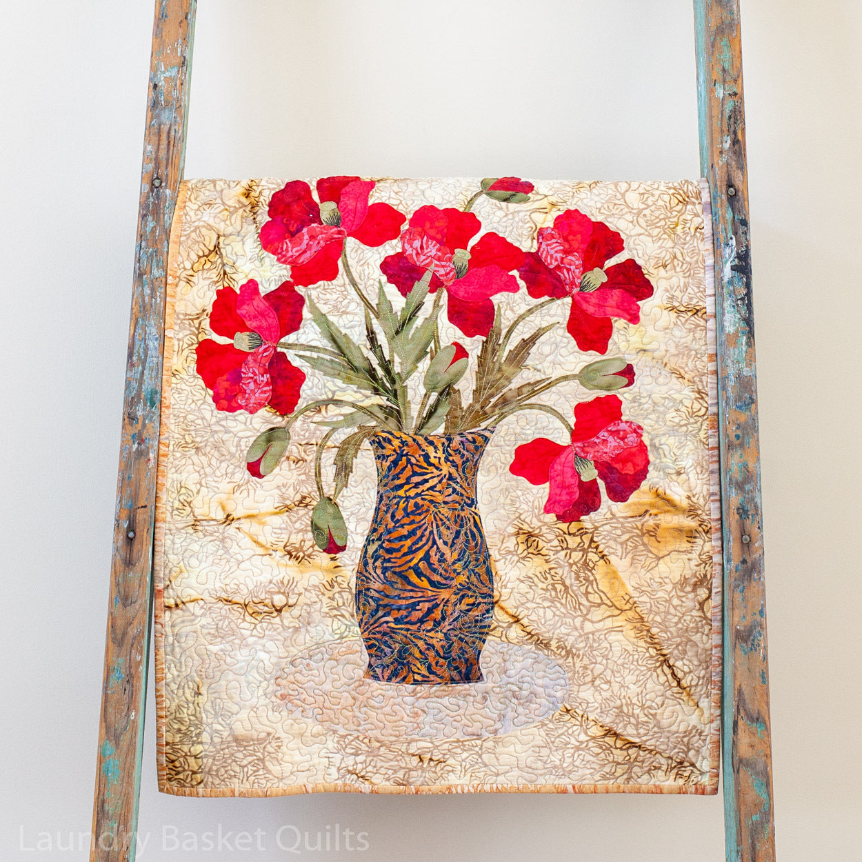 Poppies Quilt Quilt Pattern by Laundry Basket Quilts