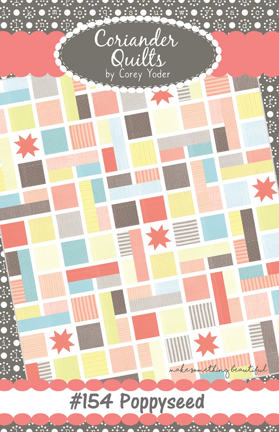 Poppyseed Quilt Pattern by Coriander Quilts - Special Order