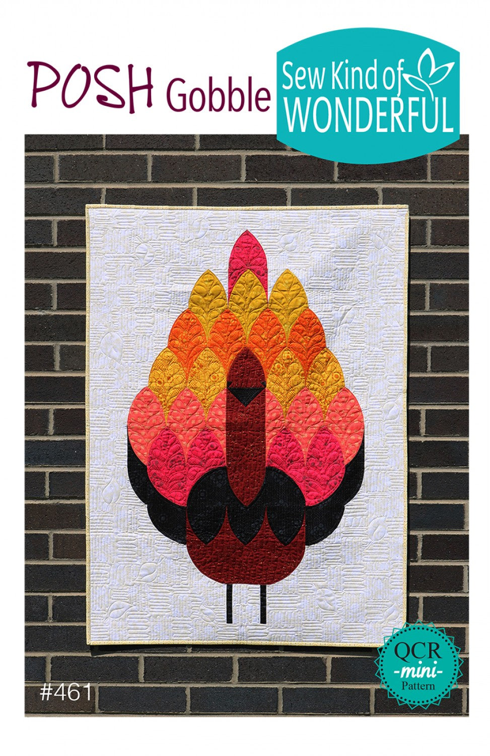 Posh Gobble Quilt Pattern by Sew Kind of Wonderful