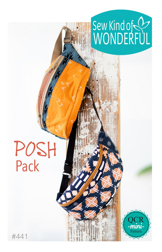 Posh Pack Bag Pattern by Sew Kind of Wonderful