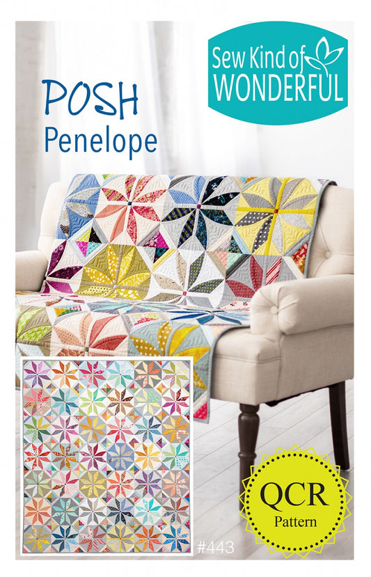 Posh Penelope Quilt Pattern by Sew Kind of Wonderful