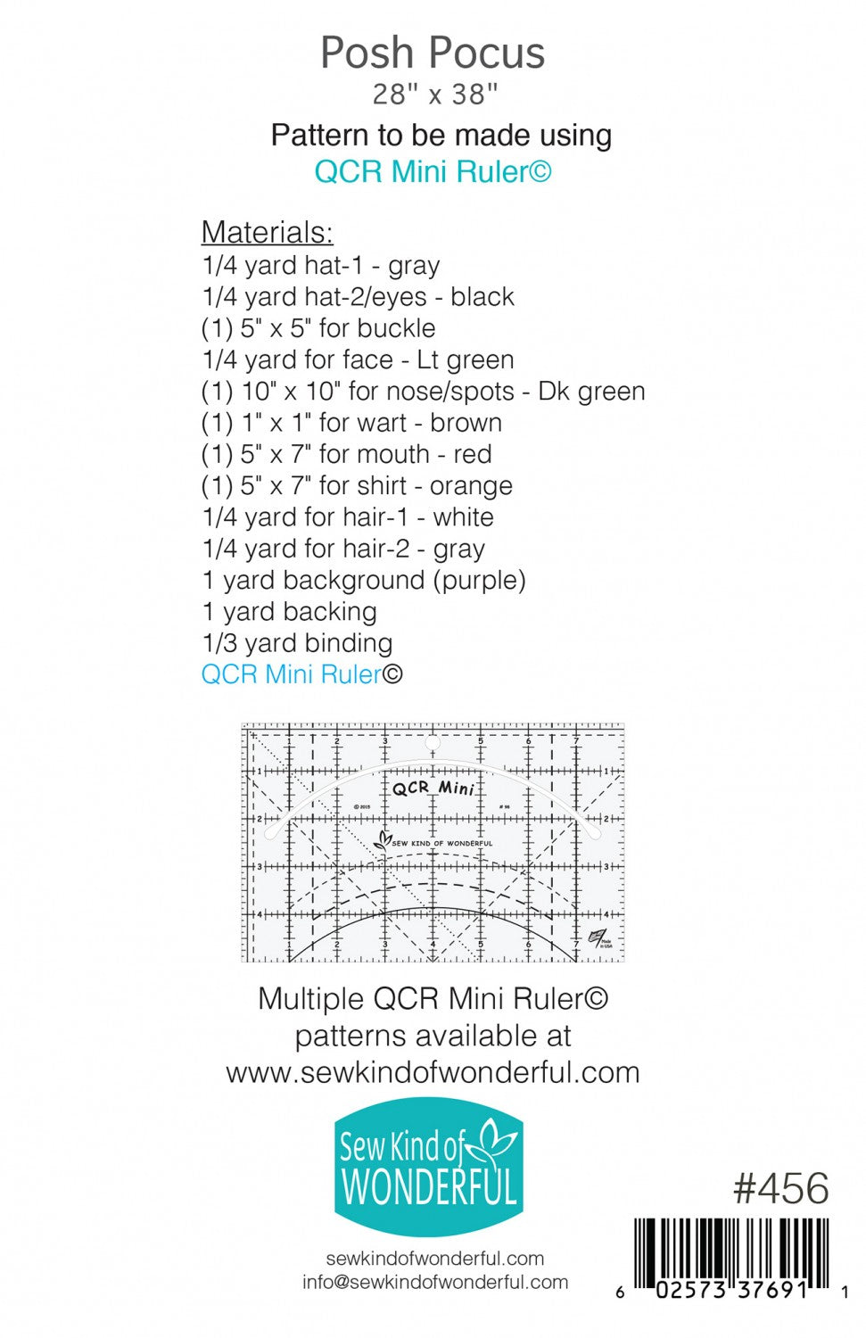 Posh Pocus Quilt Pattern by Sew Kind of Wonderful