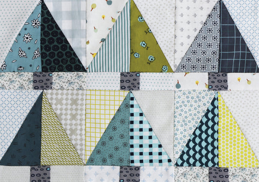 Postcard Project #18 Half Rectangle Triangles by Jen Kingwell Designs - Special Order