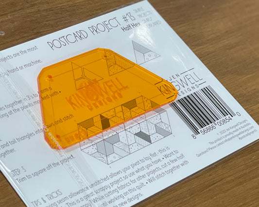 Postcard Project No 13 - Half Hex by Jen Kingwell Designs - Special Order