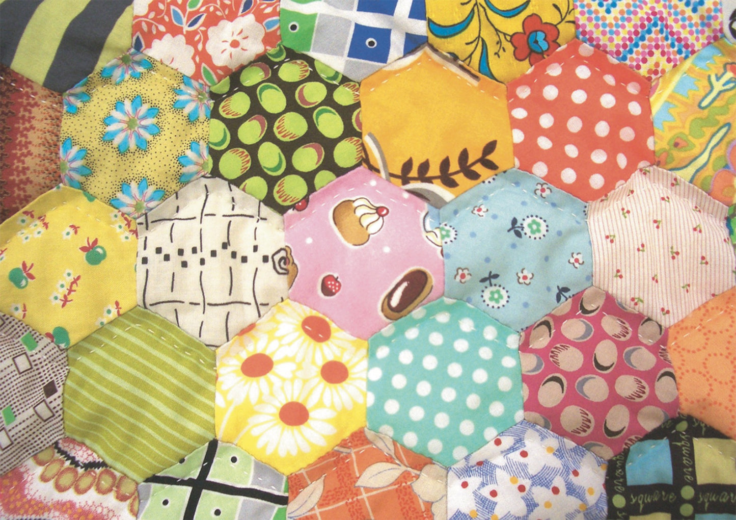 Postcard Project No. 6 - 1 Inch Hex by Jen Kingwell Designs - Special Order