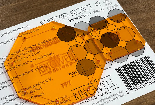 Postcard Project No. 7 - Snowball by Jen Kingwell Designs - Special Order