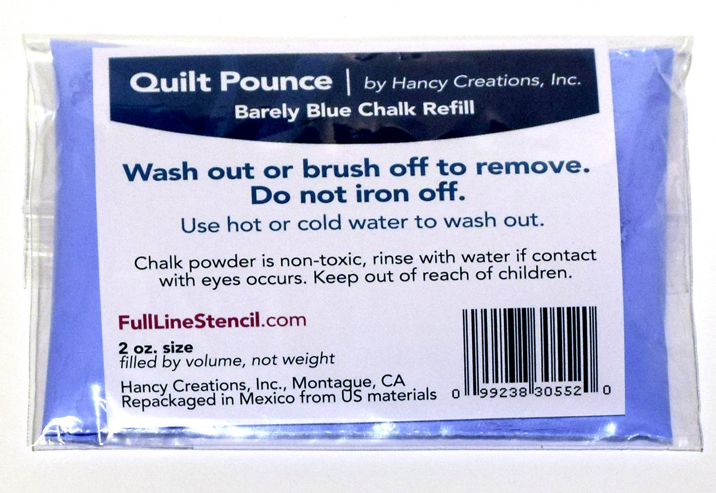 Pounce Pad Chalk Powder Refill Barely Blue # Q9B - Special Order