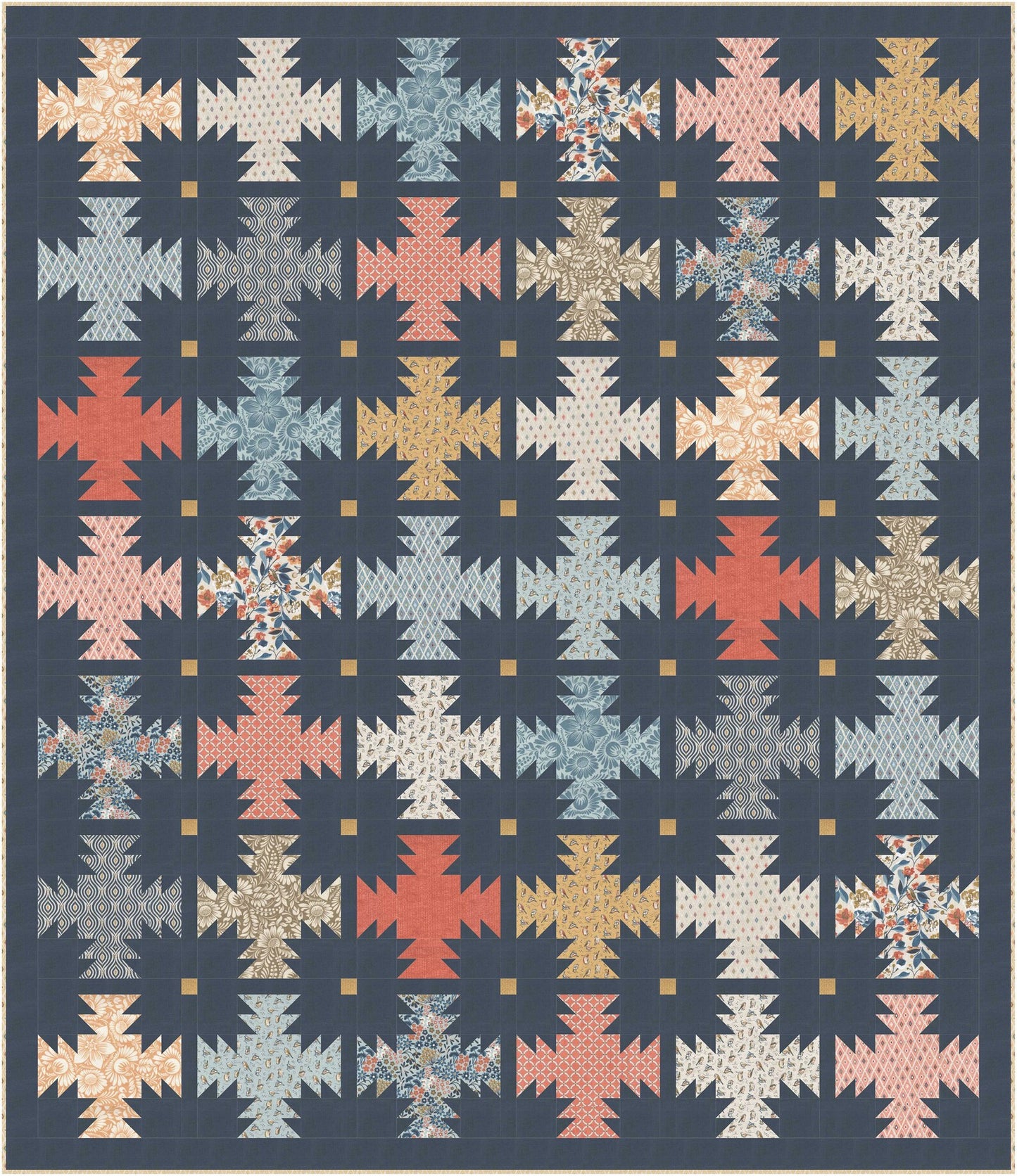 Prairie Blossoms Quilt Pattern by Wendy Sheppard