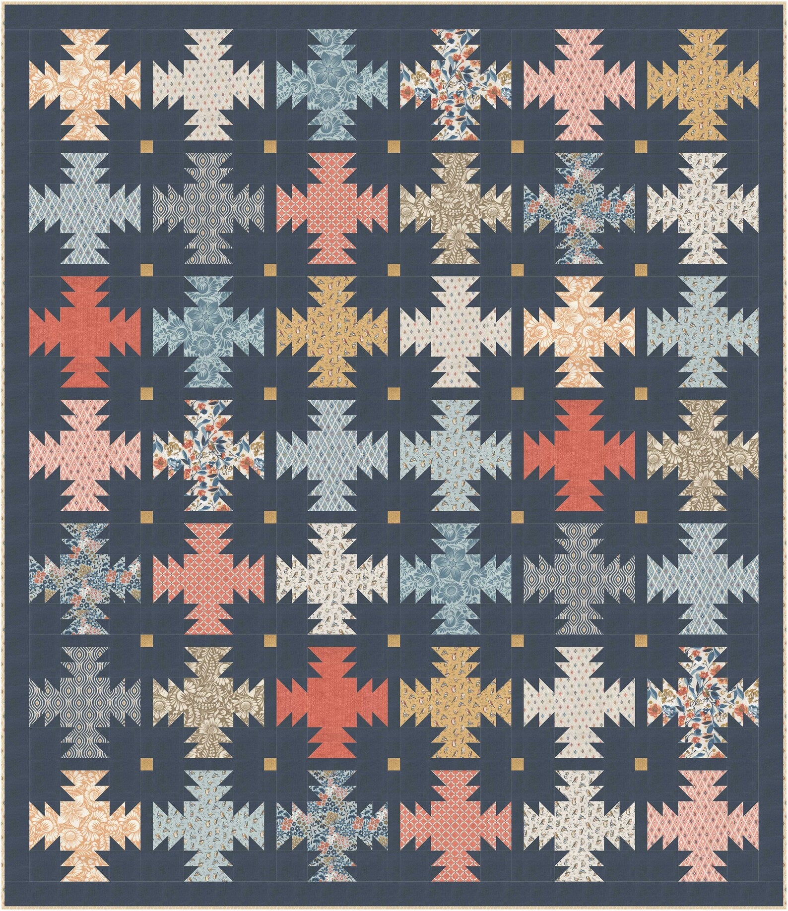 Prairie Blossoms Quilt Pattern by Wendy Sheppard