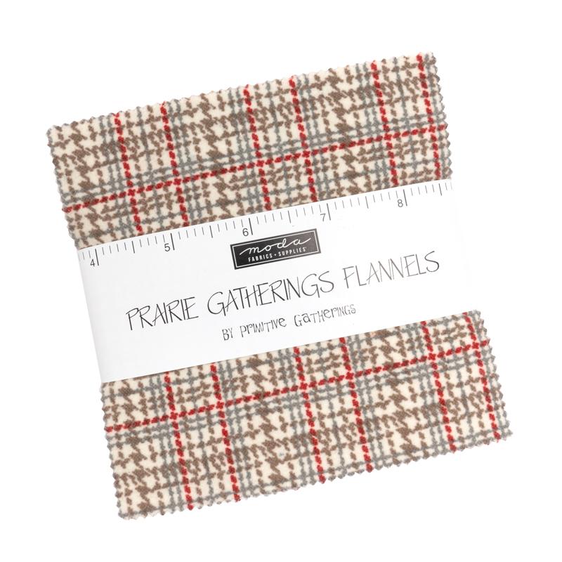 Prairie Gatherings FLANNELS by Primitive Gatherings : Charm Pack