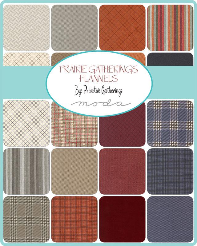Prairie Gatherings FLANNELS by Primitive Gatherings : Layer Cake