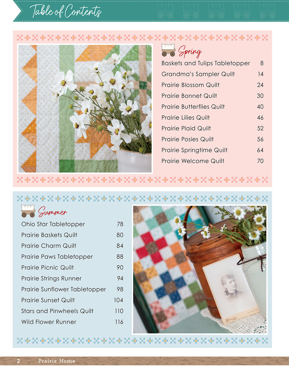 Prairie Home Quilt Book by It’s Sew Emma