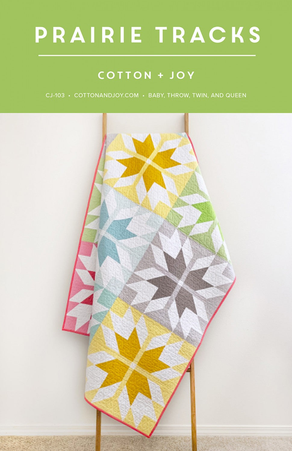 Prairie Tracks Quilt Pattern by Cotton and Joy
