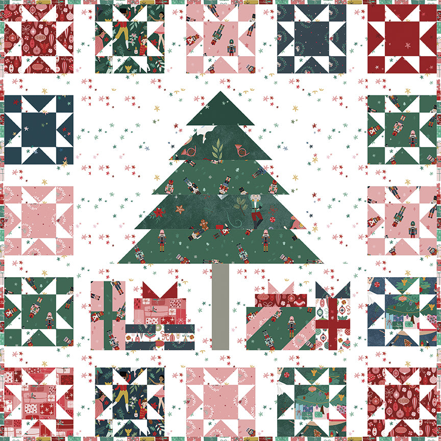 Presents and Pine Quilt Pattern by Sew A Story