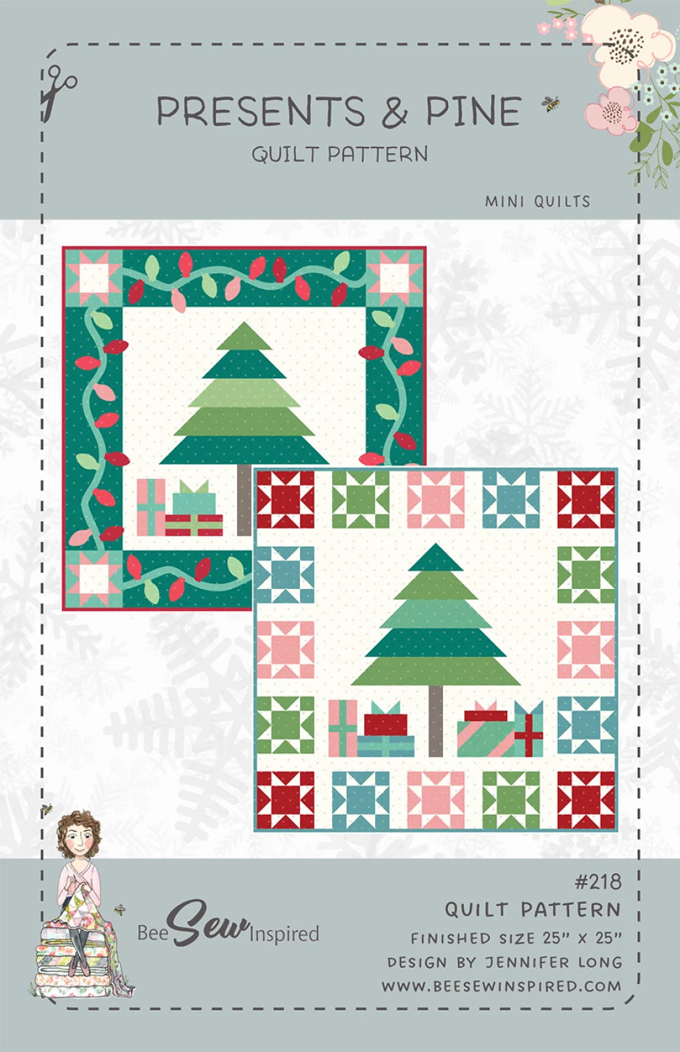 Presents and Pine Quilt Pattern by Sew A Story