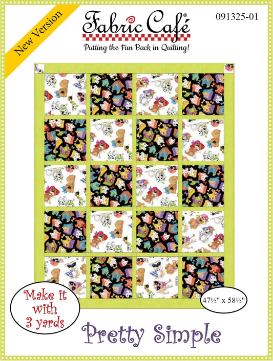 Pretty Simple Quilt Pattern by Fabric Cafe