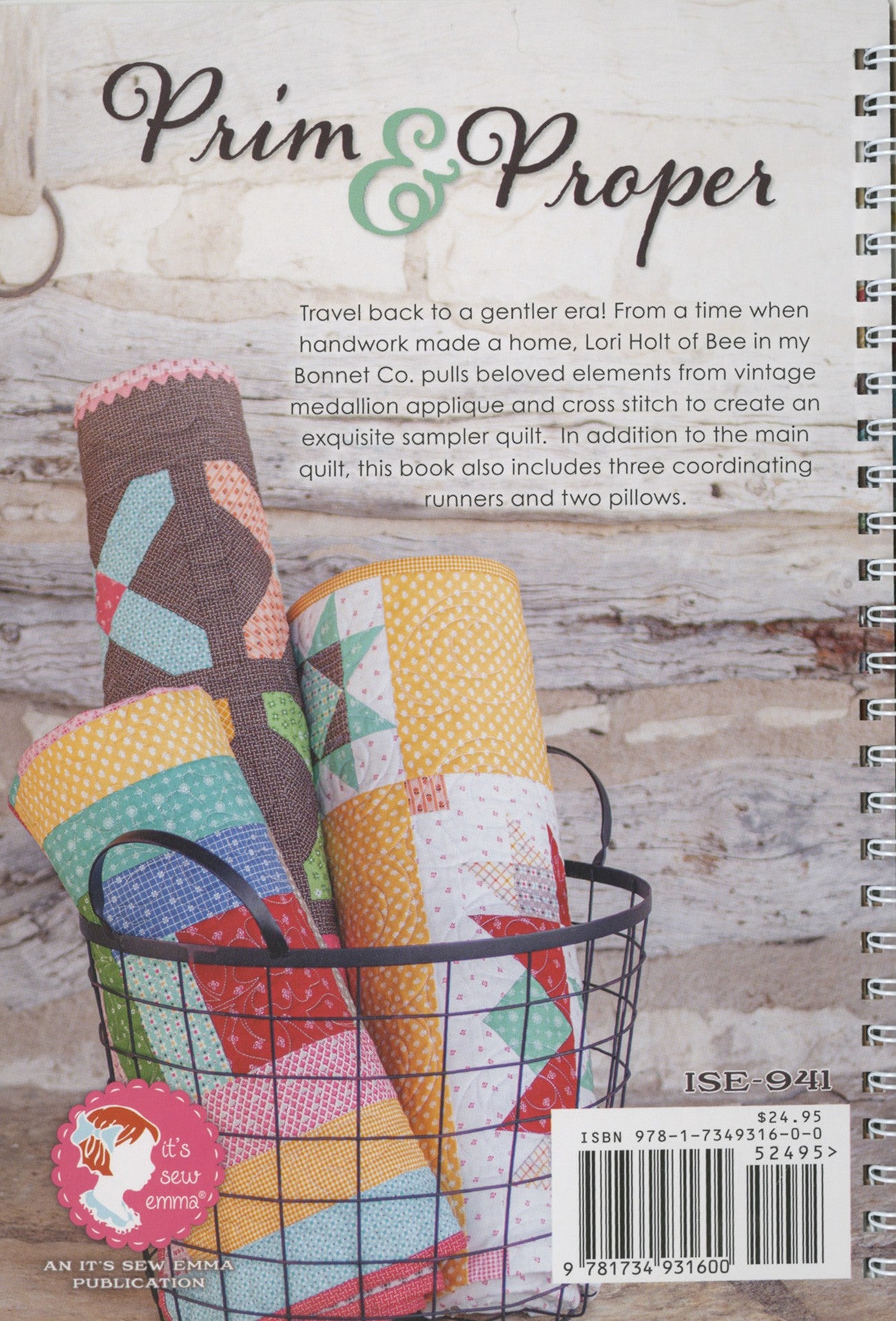 Prim & Proper Book by It’s Sew Emma